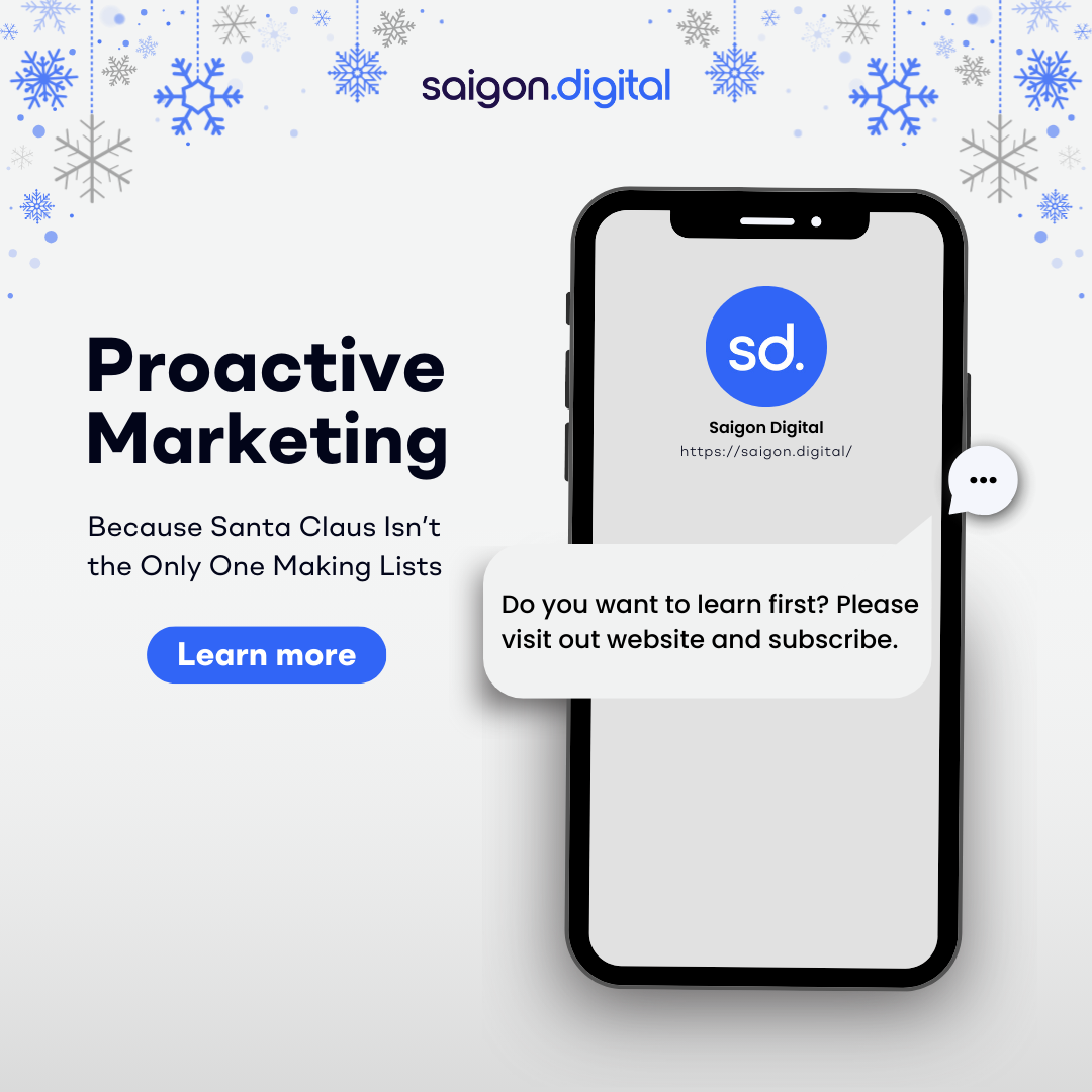 Proactive Marketing: Because Santa Claus Isn't the Only One Making Lists