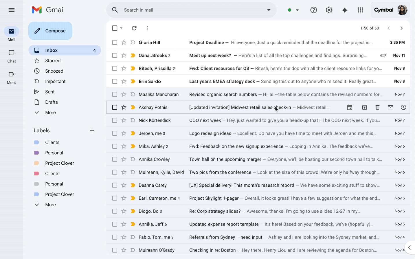 Gmail: Smarter, More Efficient Communication