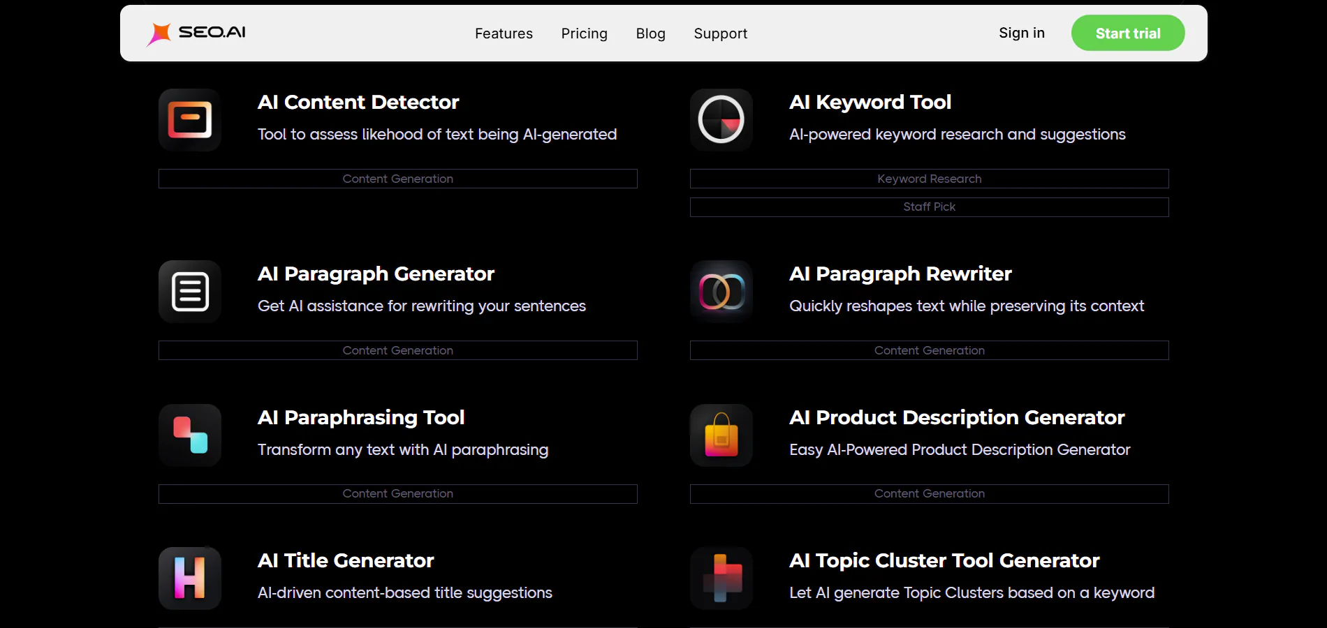 Key Features