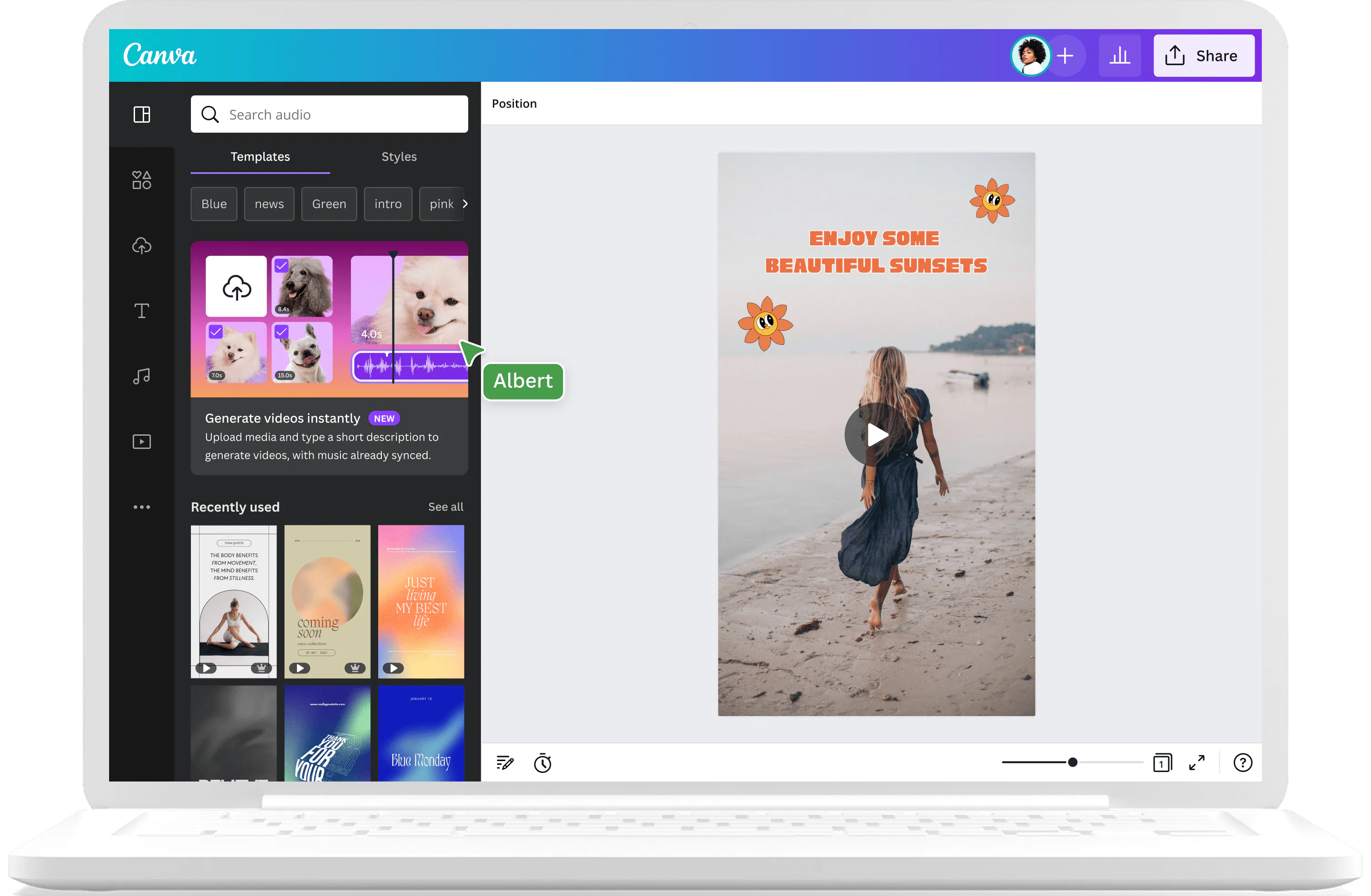 How to Create Free AI Videos in Canva