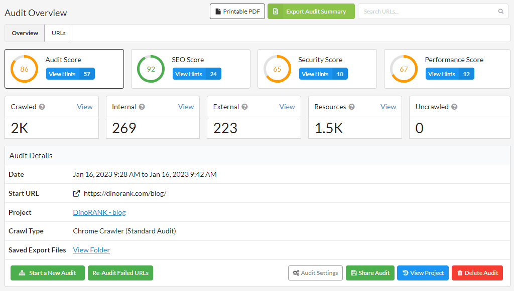 2. Sitebulb (Technical Insights and Visual Diagnostics)