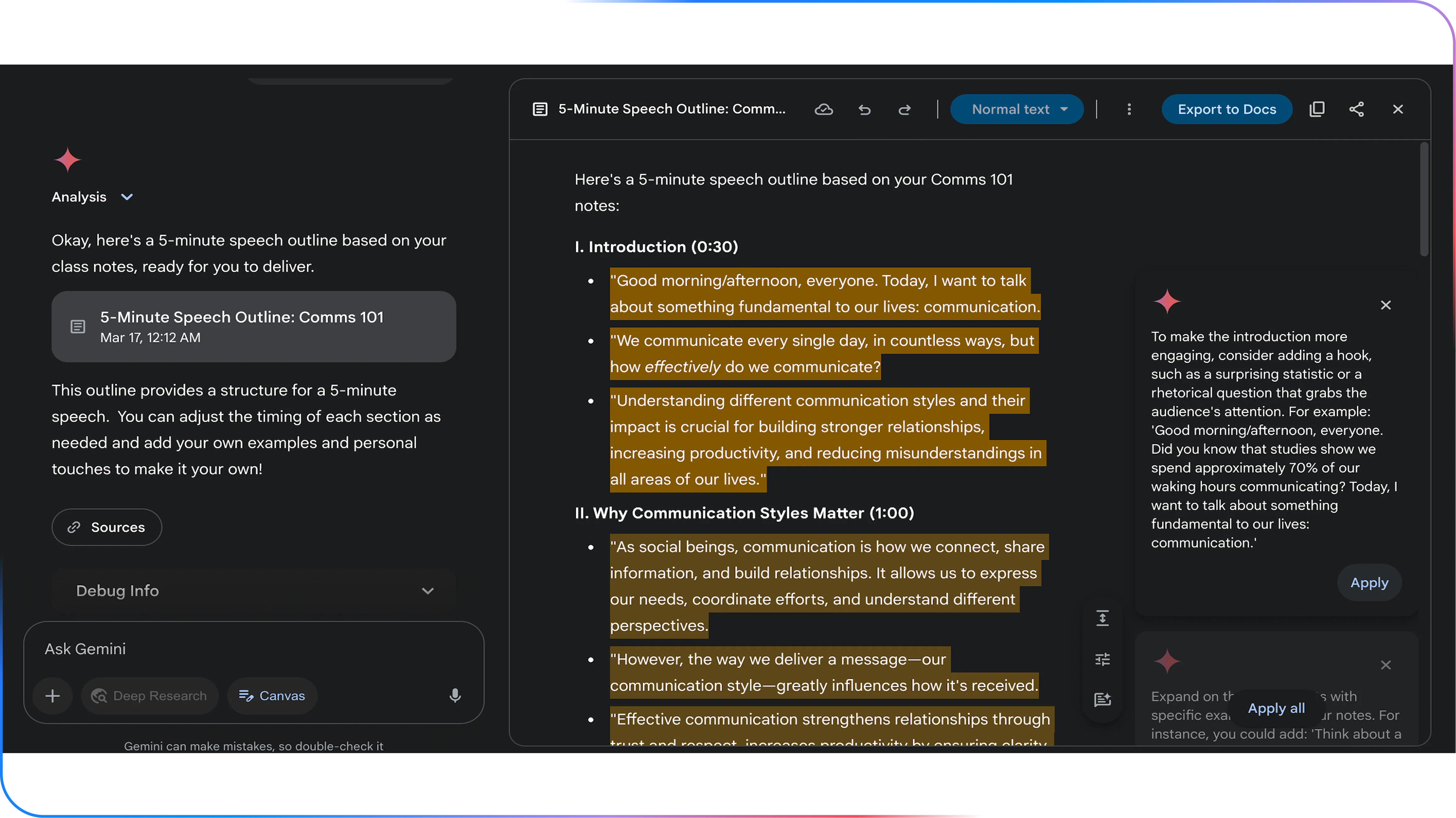 4. How to Use Canvas in Gemini