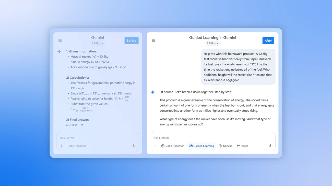 5. How to Use Guided Learning in Gemini