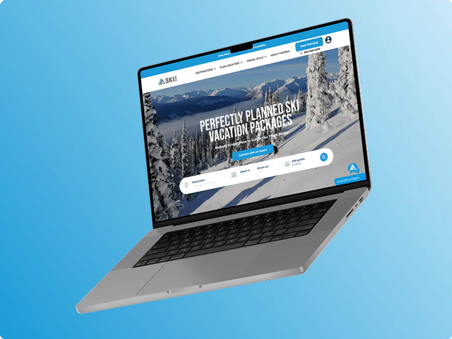 Ski.com, project detail