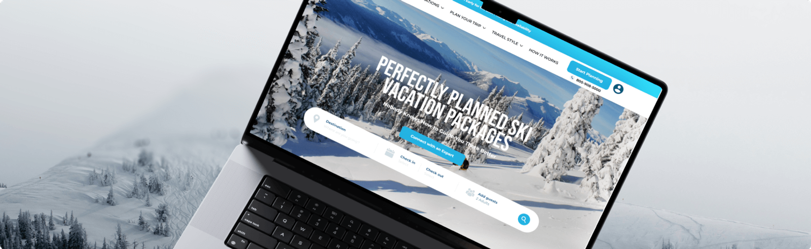 The rebuilt Ski.com platform by Saigon Digital