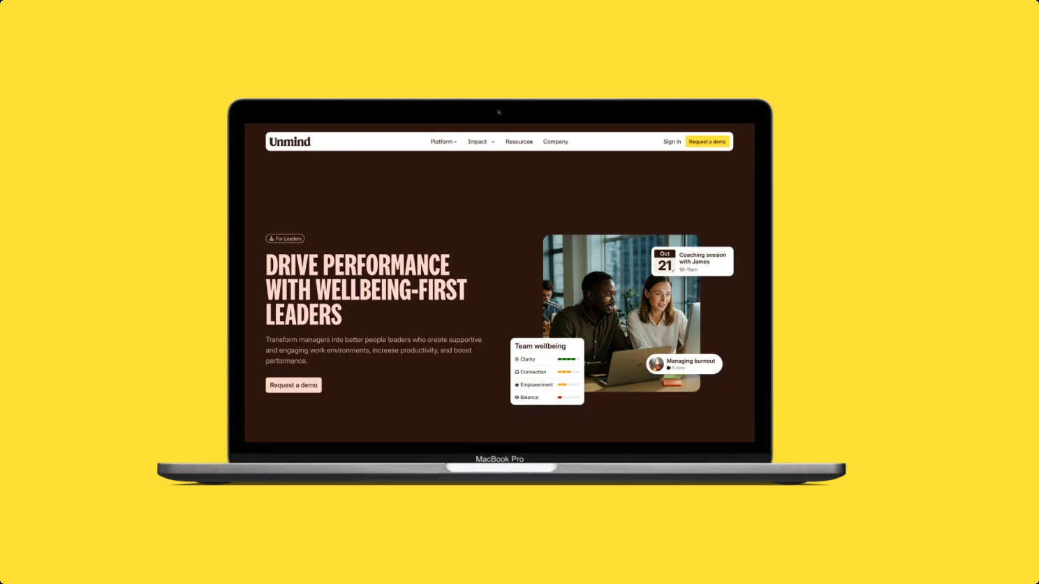 Unmind website