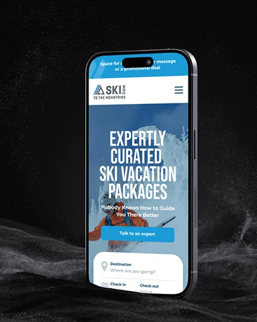 Ski.com mobile website